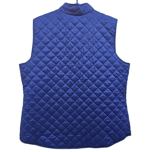 Karen Scott Sport Blue Sleeveless Full Zip Puffer Vest in Size XL - Picture 2 of 12
